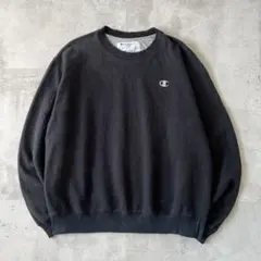 USA規格　champion チャンピオン　スウェット　ワンポイントロゴ　刺繍
