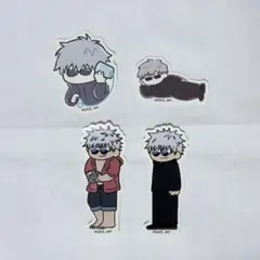 呪術廻戦 ジロリ ステッカー 五条悟 4枚セット