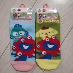 【新品未使用！】関西万博 ミャクミャク サンリオ コラボ 靴下2足セット☆