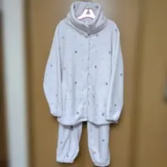 marie claire 星柄フリースルームウェアセット