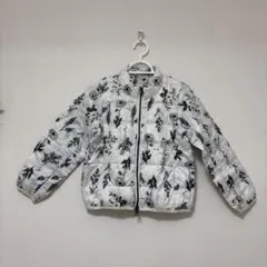 maarook 花柄　ダウンジャケット 収納袋付き 120 キッズ　アウター