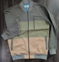 クロコダイル　Crocodileストライプデザイン ジップアップジャケット