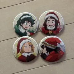 ヒロアカ　缶バッチ4個セット