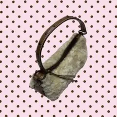 ハンドバッグ ファー レザー スタッツ