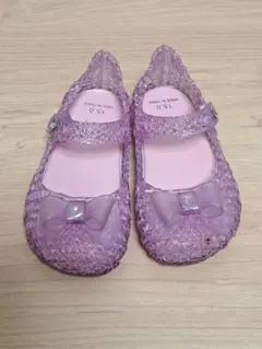 女の子　ラバーサンダル　アプレレクール　プリンセス　リボンのサムネイル