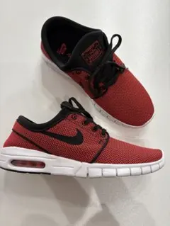 【美品】NIKE スニーカー レッド/ブラック メッシュ 26.5cm