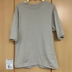 ユニクロ　エアリズムコットンオーバーサイズTシャツ/5分袖