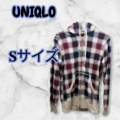 希少 OLD UNIQLO オンブレチェック　パーカー フーディー　アメカジ