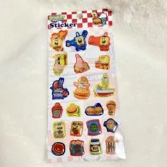 1/20発売【PLAZA限定】スポンジボブ　ぷっくりステッカー　クリア