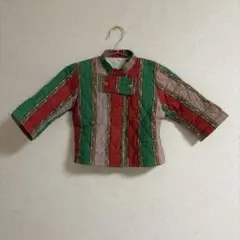 お値下げ対応　ベビー　キッズ　ハンドメイド　90cm ジャケット　古着　冬　子供