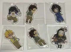 鬼滅の刃　キメツ学園　アクリルキーホルダー　冨岡義勇　竈門炭治郎　我妻善逸6点