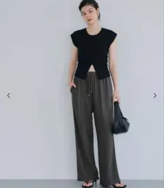 coca ジョーゼットラインパンツ