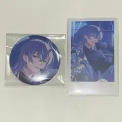 星導ショウ 誕生日 チェキ 缶バッジ