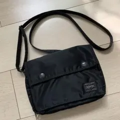 極美品　PORTER ポーター タンカー ショルダーバッグ 黒 ナイロン 財布