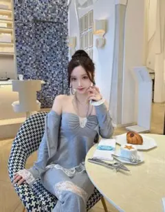 Lumignon Fluffy girly cotton × lace 3set