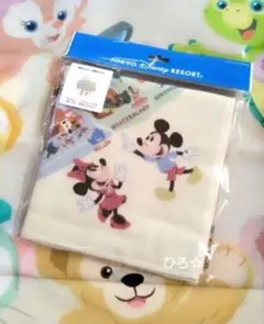 ウォッシュタオル　パークマップ　デザイン　ディズニーリゾート