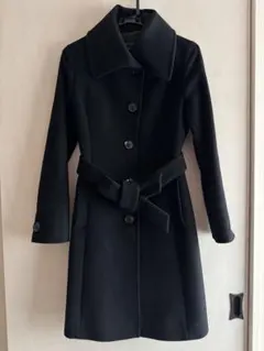 ⭐︎上質⭐︎ルスーク ロングコート アンゴラウール 黒