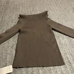 NOBLE オフショルダー カーキニット 長袖