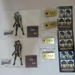 カプくじ 逆転裁判 メモリーオブ検事くじ 夕神迅 セット アクリルスタンド