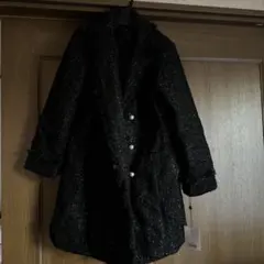 Rady新品未使用タグ付きブラック ラメツイード ロングコート S最終値下げ
