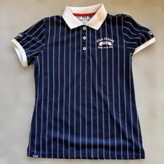 FILA GOLF フィラゴルフ 半袖ポロシャツ L レディース ネイビーのサムネイル
