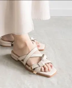 RANDA リボンサンダルＬサイズのサムネイル