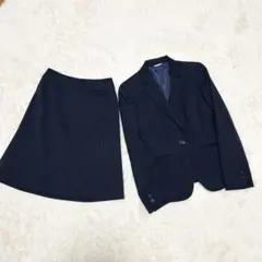 Anchor woman スーツ　セットアップ　ネイビー　ストライプ　5号のサムネイル