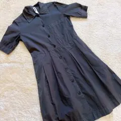 美品✨ MHL マーガレットハウエル シャツワンピース ギャザー