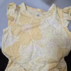 GAP フラワープリントロンパース 6-12ヶ月