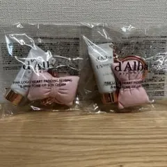 ダルバ　ミニトーンアップサンクリーム＆ピンクリボンキーリング　2P