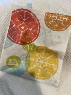 【未使用】Whole Foods フルーツ柄 エコバッグ