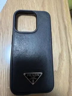 PRADA iPhoneケース サフィアーノレザー ブラックのサムネイル