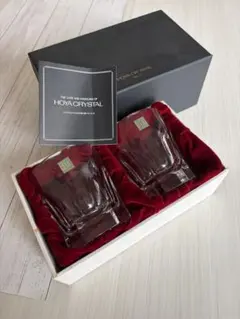 HOYA CRYSTAL ロックグラス 2個セット