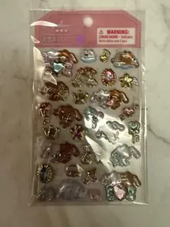 金箔ぷっくりシール シュガバニ シュガーバニーズ サンリオ　シールのサムネイル