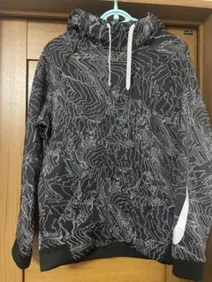 NIKE 총무늬 파커 L DRI-FIT 등고선 기하학 후드 서