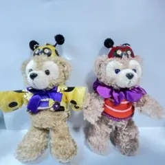 ダッフィー シェリーメイ　２０１２　ハロウィン ぬいぐるみバッジ