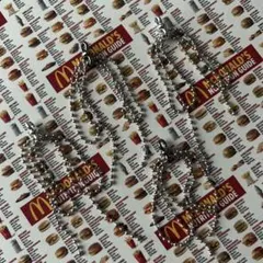 ボールチェーンのリボンチャーム♡¥250