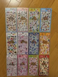国内正規品 プチドロップステッカーディズニー12枚まとめ売り