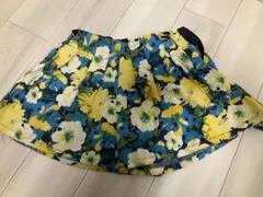 花柄プリーツキュロット　ページボーイ