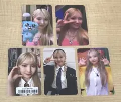 ❶ NiziU マユカ Press Play 特典 トレカ 5枚 まとめ売り