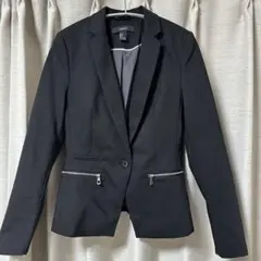 FOREVER21 黒 テーラードジャケット S
