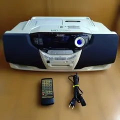 SHARP MD-MS722-S ポータブルMDプレーヤー 付属品 - メルカリ
