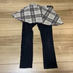チェック柄スカートとレギンスセット 130cm