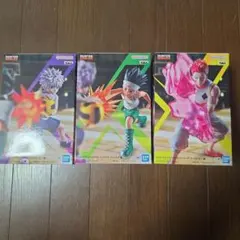 HUNTER×HUNTERフィギュア G.I.編 ゴン キルア ヒソカ 3種