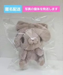 ラウンドワン限定 チャックスＧＰ グルーミー 汎用うさぎ マスコット　ブラウン