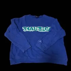NAUTICA トレーナー ブルー Mサイズ