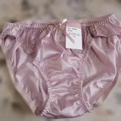 薄いくすみピンク レース付きショーツ LLサイズ新品
