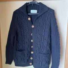 【送料込み】インバーアラン　ニット　カーディガン【美品】