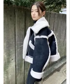 EMODA エモダ ショートフェイスムートンブルゾン