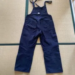 Johnbull ストライプオーバーオール M